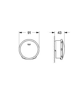 Наливной сливной и переливной гарнитур Grohe Talentofill 19952000 хром